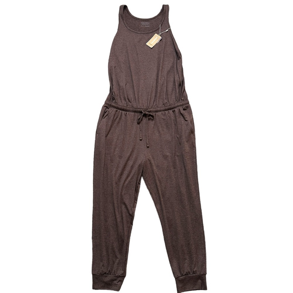Patagonia Women's Seabrook Jumpsuit in Cone Brown Size L